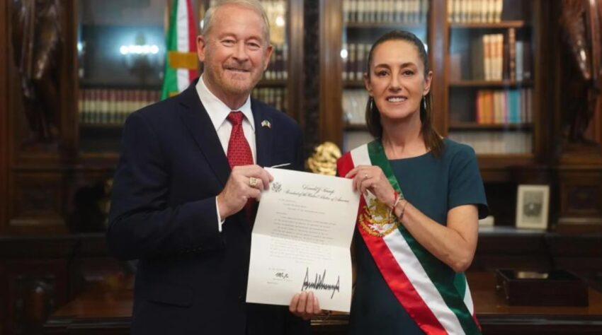 Ronald Johnson asume como embajador de EE. UU. en México